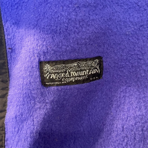 Vintage Purple Ragged Mountain 90s Fleece Vest - Picture 4 of 5